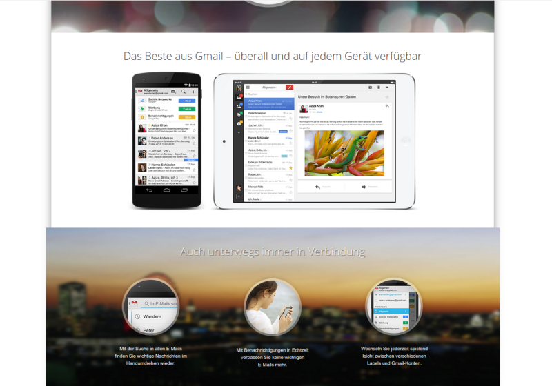 Gmail ist einer der beliebtesten E-Mail-Dienste Google
