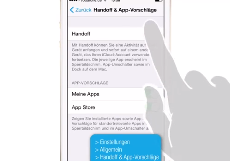 Handoff: E-Mail unter iOS 8 anfangen und unter OS X Yosemite fortsetzen 0