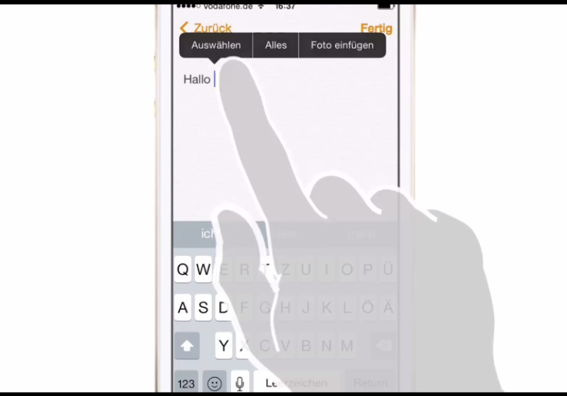 In die Notizen-App lassen sich auch Bilder einfügen 0