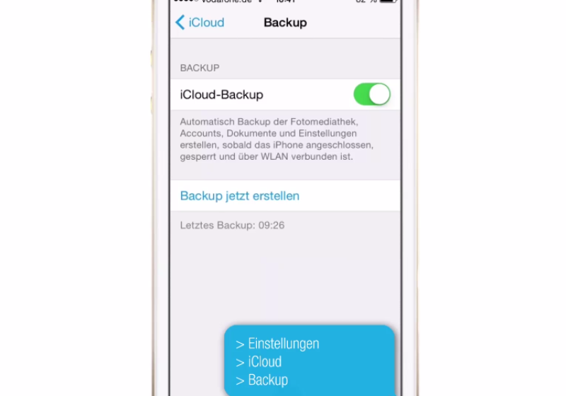 Sie sollten regelmäßige BackUps erstellen um Datenverluste zu verhindern 0