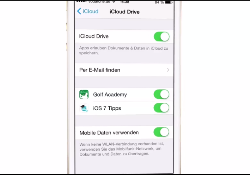 Um iCloud Drive in iOS nutzen zu können, müssen Sie Apples Cloud-Speicher-Dienst erst aktivieren 0