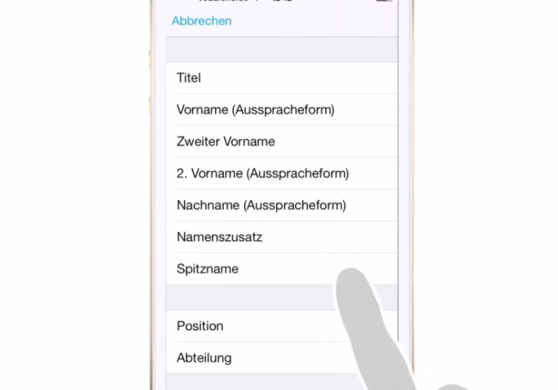 Sie können in iOS 8 jedem Kontakt einen Spitznamen zuordnen 0