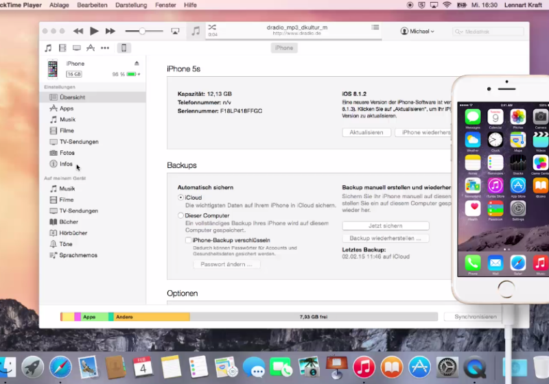 Ein Backup lohnt sich – vor allem beim iPhone 0