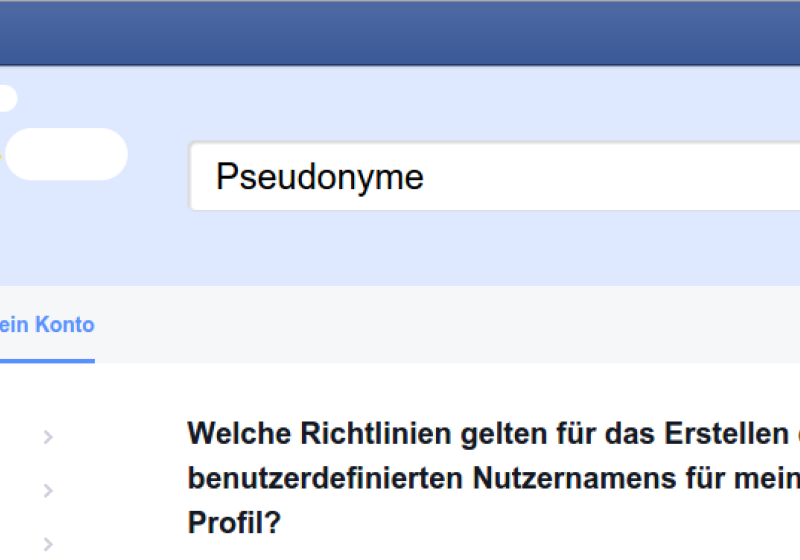Erstellen pseudonym Ein eigenes