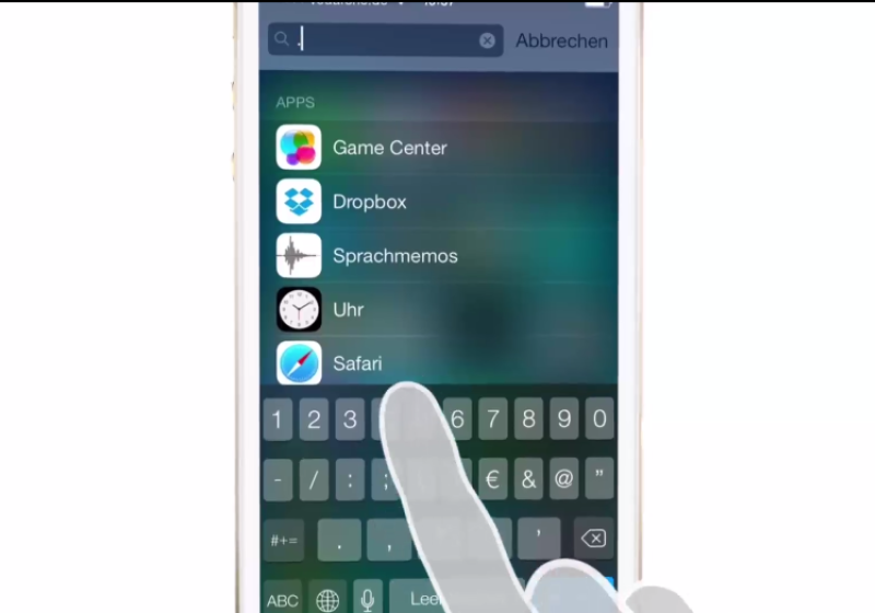 Mit Spotlight können Sie Ihr iPhone nach Apps durchsuchen 0