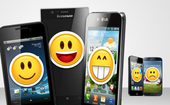 Samsung, Apple, LG, Lenovo, ZTE