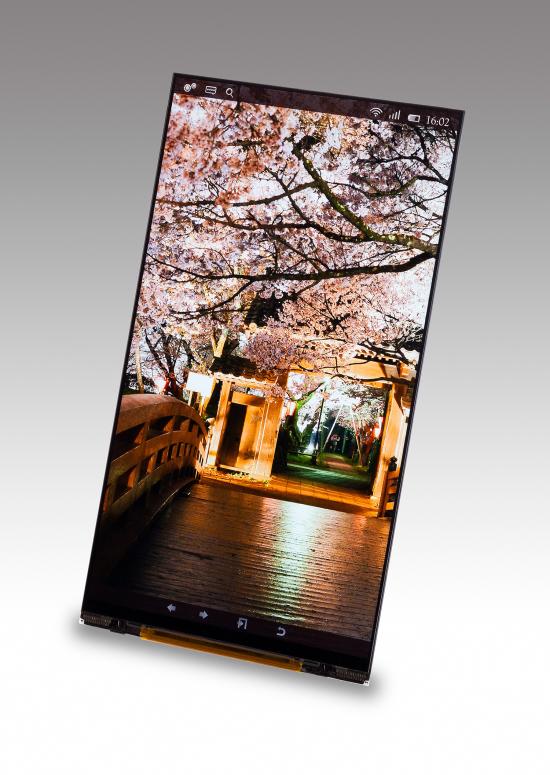 Smartphone-Displays mit 2.560 x 1.440 Pixeln
 Japan Display