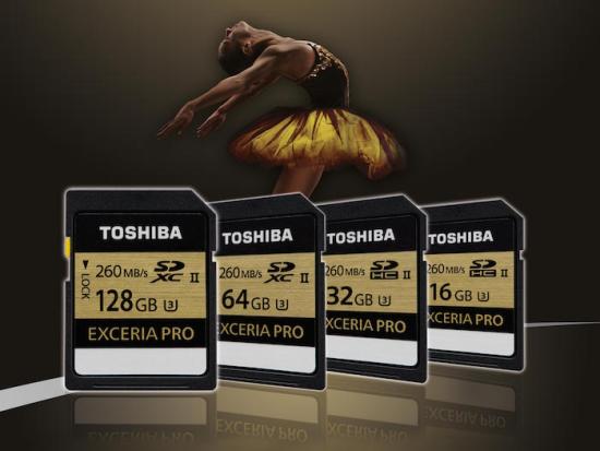 U3-Karten garantieren beim Lesen und Schreiben Mindestgeschwindigkeiten von 30 MB pro Sekunde – und damit die dreifache Datentransfergeschwindigkeit einer UHS-I-Standard-Speicherkarte
 Toshiba