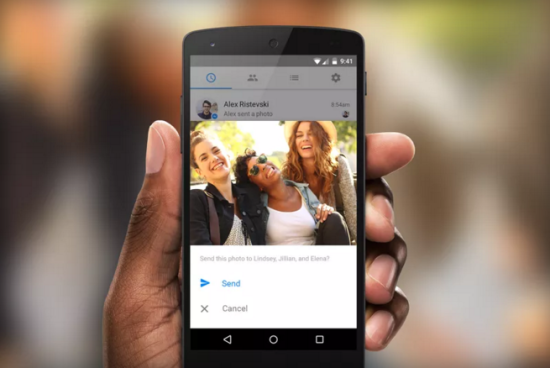Der Messenger soll bald automatisch Gesichter von Freunden erkennen können Facebook / The Verge