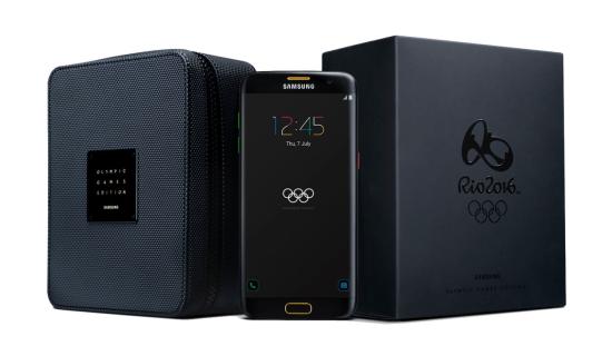 Das Galaxy S7 edge wird es in einer Olympia-Auflage geben Samsung