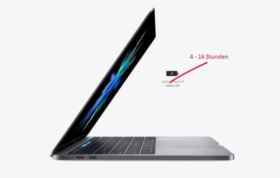 Die Akkulaufzeit variiert drastisch Apple
