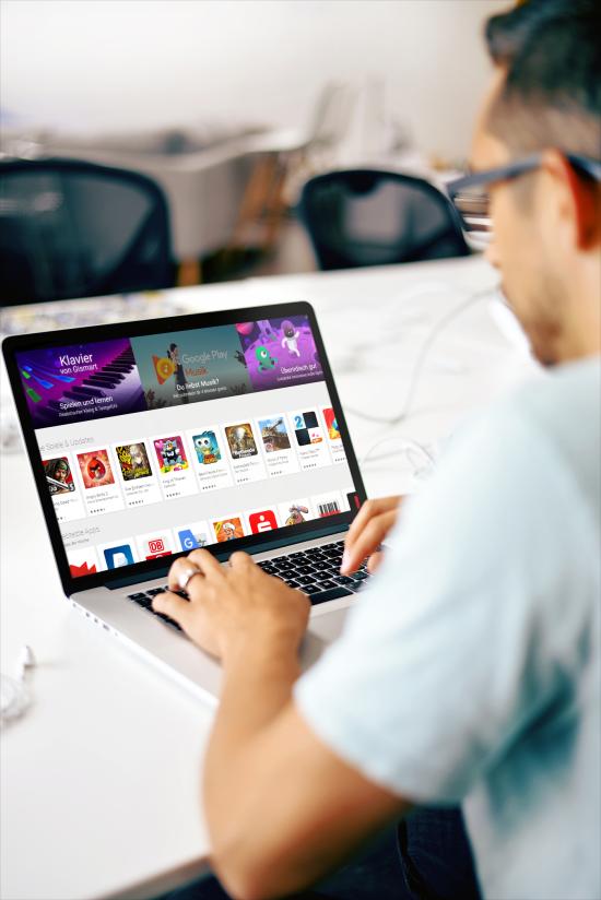 Google will seinen App Store aufräumen Google / Brad Neathery via MockDrop