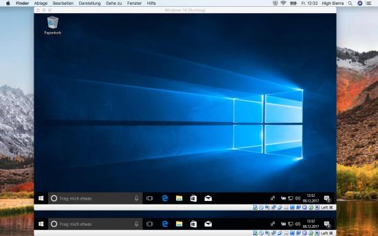 Windows 10 in Virtualbox Screenshot